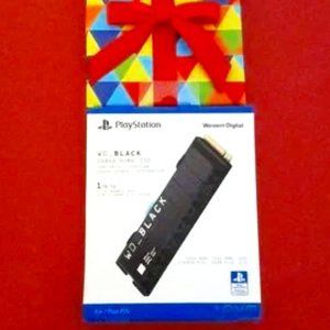 PS5 WD_BLACK SN850 1TB SSD PCle * HEATSINK * NEW & SEALED IN BOX * WE PAID $239